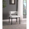 thumbnail image 2 of Pemberly Row Chaise de Salle à Manger Moderne en Similicuir 19 Pouces Blanche (Ensemble de 2), 2 of 5