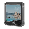 thumbnail image 3 of UAG Case for Samsung Galaxy Z Flip 5 2023 Plyo Pro Ice/Silver, Premium Rugged Anti-Yellowing Transparent Clear Compatible with Magnetic Charging Heavy Duty Slim Protective Cover by URBAN ARMOR GEAR, 3 of 8