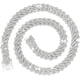 thumbnail image 1 of Collares de cadena cubana Cadenas de eslabones cubanos de plata/oro para hombre Iced Out, 1 of 5