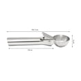 thumbnail image 2 of RENACLIPY Ice Cream Spoon Shaping Cookies Silver 1Set, 2 of 8