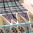 thumbnail image 3 of Colorful Geometric Triangle Diamond Pattern Blanket,Comfortable Soft Flannel Throw Blanket,All Season,Warm Lightweight Blankets for Sofa Bed Couch Living Room Chair,30"x40", 3 of 4