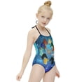 thumbnail image 5 of Wings Of Fire WOF Girls One Piece Swimsuits Quick Dry Bathing Suit Swimwear Swimming Suit 11-13Y(160cm), 5 of 8