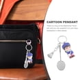 thumbnail image 2 of Cartoon Pendant Badminton Ball Keychains Cute Rings Handbag Carry Schoolbag Pvc Student, 2 of 6