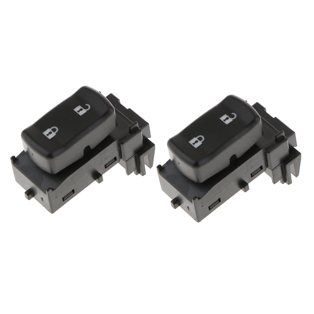 2x Interruptor de botón de bloqueo de puerta Eléctrica Shamjiam Interruptor de botón de bloqueo de puerta eléctrico