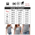 thumbnail image 3 of SAYFUT Women's Summer Cold Shoulder Tunics Tops Casual Short Sleeve T shirt Front Twist Knot Blouse Sexy Tunic Top, up to size 2XL, Black/ Grey/ Wine Red, 3 of 8