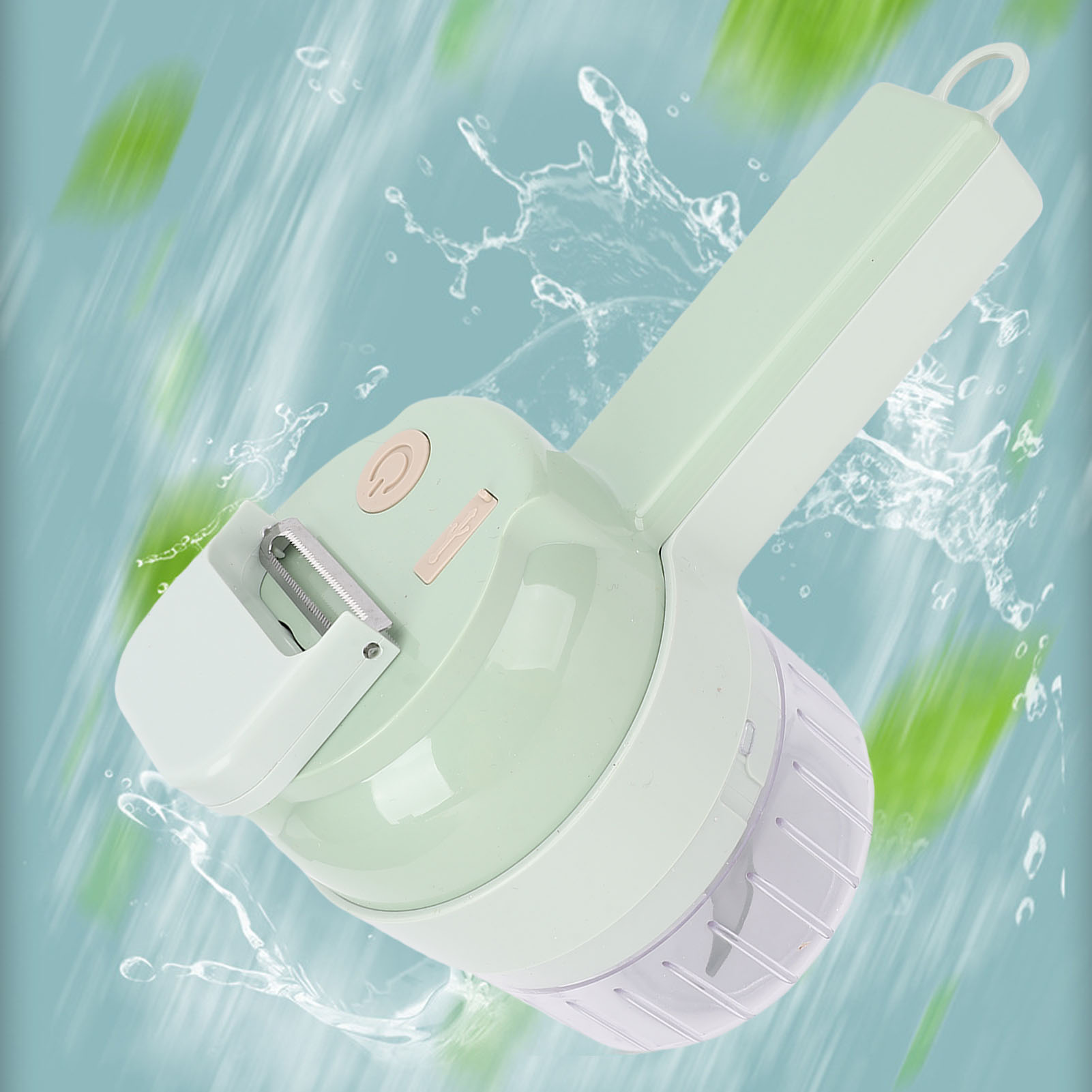 Yajisi Handheld Vegetable Cutter Electric Food Chopper USB Rechargeable Processor, 8.66 inches / 22 cm Length