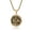 Gold Color, variant on New Fashion Anubis Ankh Cross Pendant 14K Yellow Gold Ancient Egyptian Eye of Horus Necklaces For Men Women Amulet Jewelry