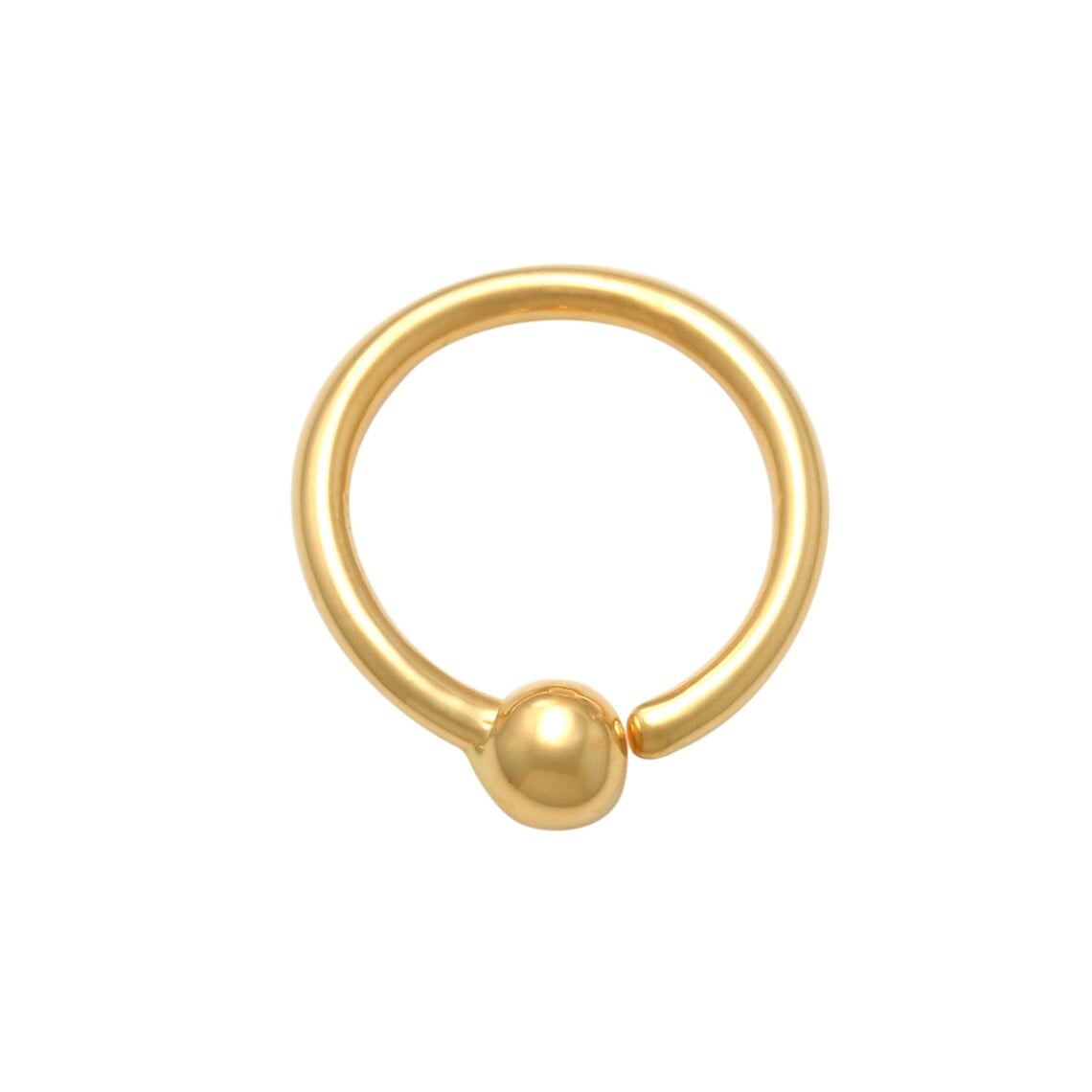 Freshwater Pearl Gold Helix Ring-Silver Cartilage Hoop-16-22Gauge-8-12mmDiameter 