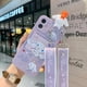 thumbnail image 1 of Pochacco-funda de teléfono con espejo Sanrio para iPhone, carcasa trasera con soporte para modelos 14, 13, 12, 11 Pro Max, Mini, XR, XS MAX, 8, X, 7, SE, 2020 Fivean unisex, 1 of 2