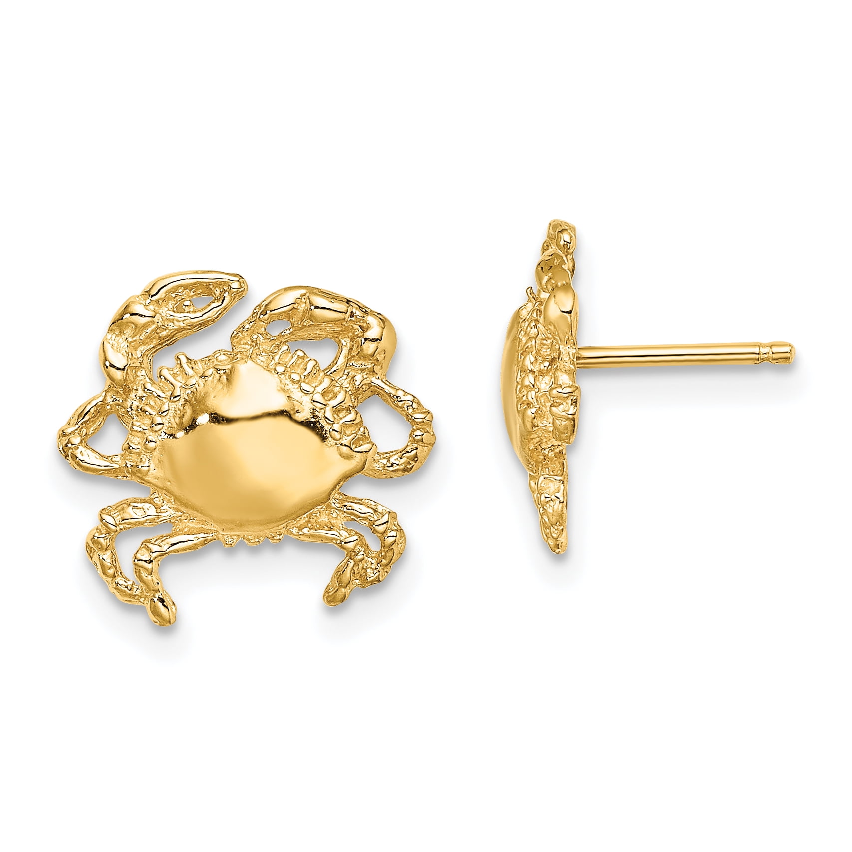 14k Crab Post Earrings 14k Crab Post Earrings