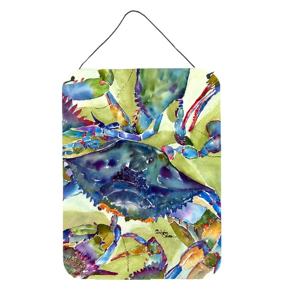 Carolines Treasures 8512DS1216 Crab All Over Wall or Door Hanging Prints 12WX16H multicolor