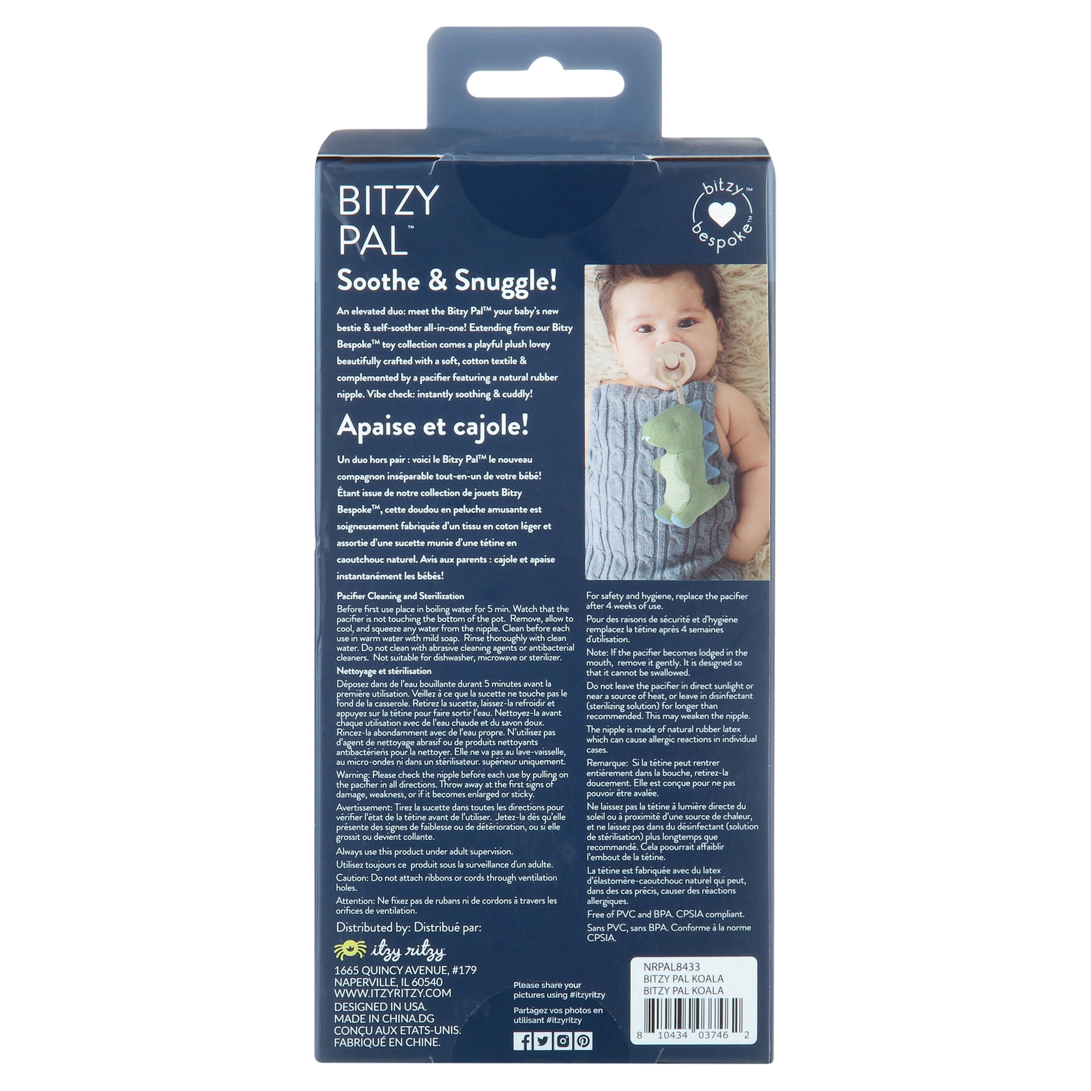 Itzy Ritzy Bitzy Bespoke Pacifier Pal - Koala