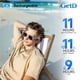 thumbnail image 5 of GetD Gafas Inteligentes AI con Asistente ChatGPT, Traducción en Tiempo Real, Lentes de Sol Polarizadas Hombres & Mujer Unisex, Auriculares y Gafas 2 en 1 (Off White Frame+Gradient Lens), 5 of 5
