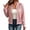 Pink, variant on Jackets for Women Sequin Bomber Jacket Ribbed Collar Full Zip Long Sleeve Party Casual Outerwear, S-2XL