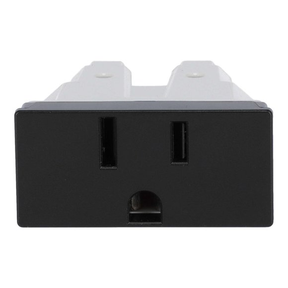 Contacto Eléctrico Unno Plástico Negro 1 Módulo