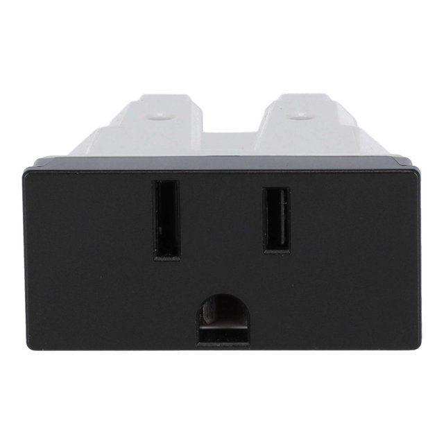 Contacto Eléctrico Unno Plástico Negro 1 Módulo