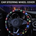 thumbnail image 2 of Car Accessories Steering Wheel Cover Anti-slip Universal Gift Christmas V0U1, 2 of 9