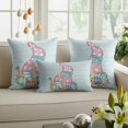 thumbnail image 6 of Easter Decorative Throw Pillow Covers 12x20 Inch Set of 2 Bunny Carrot Home Decor Pillow Cases for Couch, Happy Easter Eggs Sage Green Cushion Case for Living Room Bedroom Bed Car Chair, 6 of 9