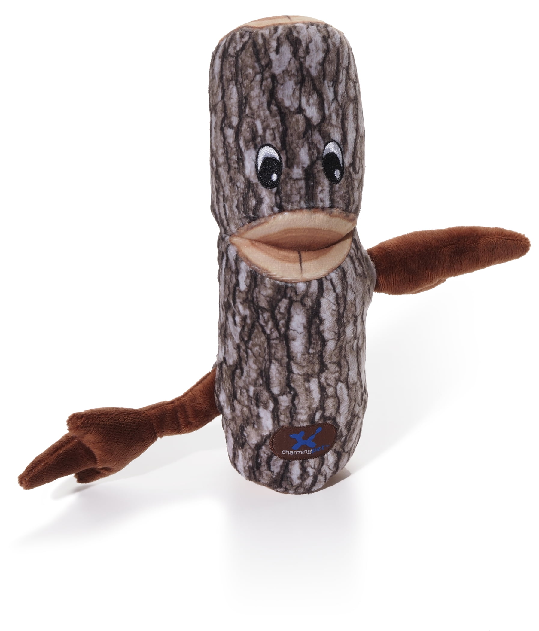 Charming Pet Barkers Black Oak Dog Toy, Brown, Large
