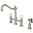thumbnail image 2 of Kingston Brass Heritage 8" Center Kitchen Faucet With Side Sprayer, 2 of 4