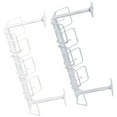 thumbnail image 4 of Yuangui 2pcs Under Desk Cable Management Tray Cable Storage Rack Wire Cord Organizer, 4 of 10