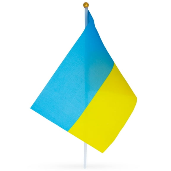 Ukraine Flag Banner Handheld Ukrainian Flag