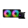 thumbnail image 3 of MSI MPG CoreLiquid D240, AIO Liquid CPU Cooler, 2.4" IPS Display 240mm Radiator, Dual 120mm PWM Fans, ARGB, 3 of 5