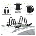thumbnail image 3 of 2Pairs Universal Kayak Roof Rack, J-Bar Roof Top with Straps, Foam Pad & Buckles, Mount Crossbar on Van Car for , Boat, Kayak, Canoes, Ski Board, 3 of 9