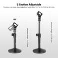 thumbnail image 2 of NEEWER Soporte para micrófono de escritorio, soporte ajustable para micrófono de mesa con clip y adaptador de 3/8" a 5/8" compatible con Blue Yeti Snowball HyperX QuadCast SoloCast Shure, carga máxima, 2 of 7