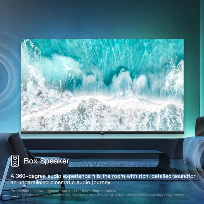 FPD 55-inch Smart TV, 4K UHD Google TV with Google Play Built-in Google Cast, Dolby Audio, HDR 10 gallery view