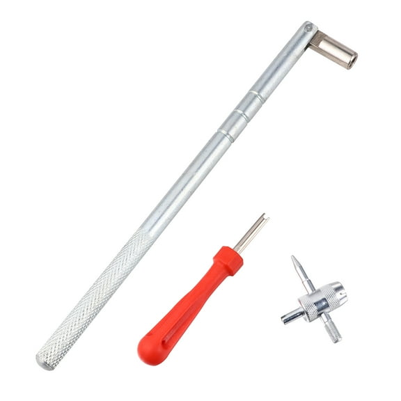 Wrench 3 Pcs Tire Valve Core Remover Air Conditioning Repair Tool Motorcycle