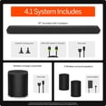 thumbnail image 4 of VIZIO 4.1 Soundbar w/ Dolby Atmos, Wireless Surround Speakers & Compact Subwoofer, QuickFit Compatible (NEW) SV410XW-0905, 4 of 24
