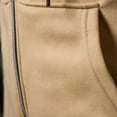 thumbnail image 4 of TBWNWG Men's Casual Ruched Sleeve Zipper Pocket Long Sleeve Hoodie with Drawstring for Fashionable Warmth,Size M, 4 of 6