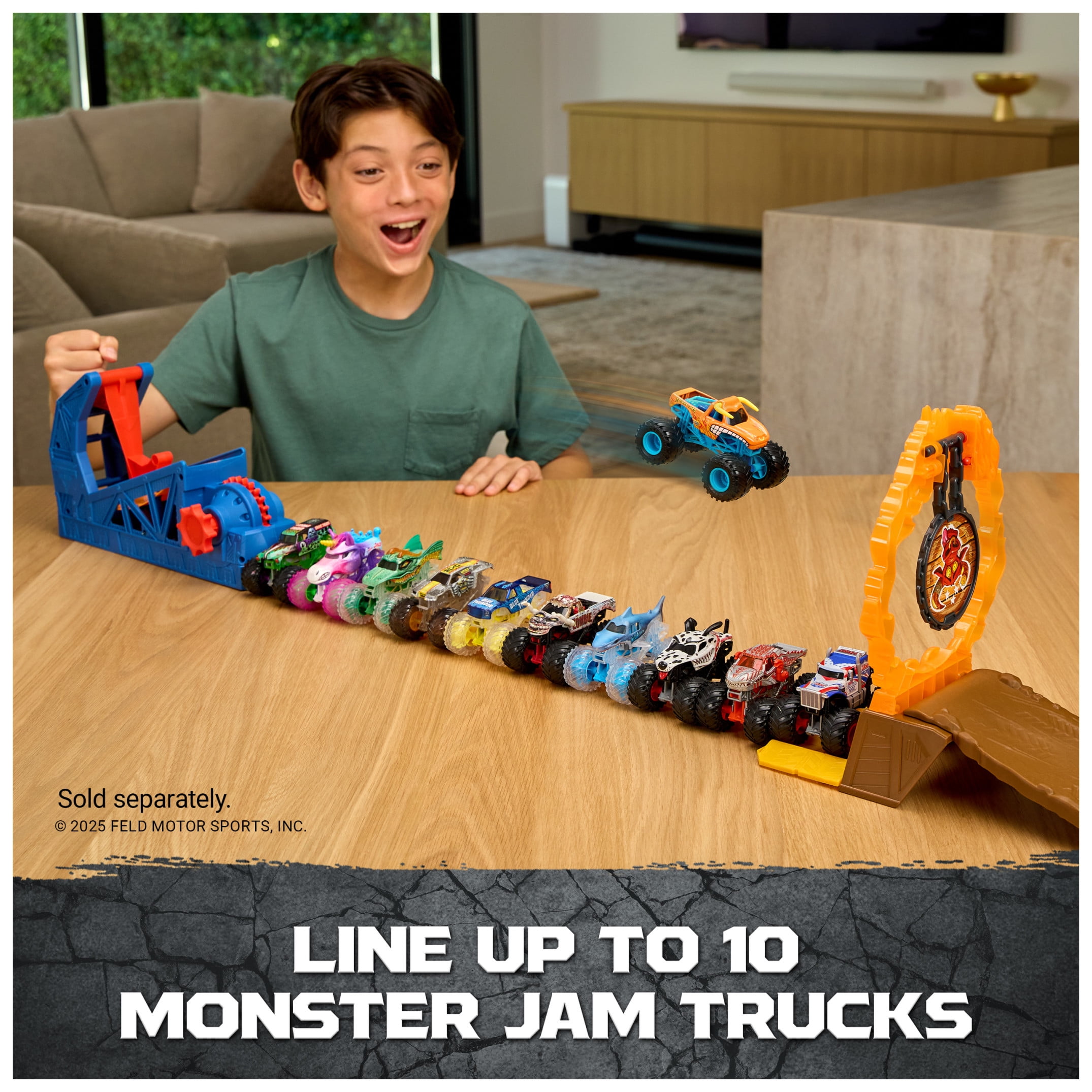 Monster Jam El Toro Loco Long Jump Playset with Exclusive Monster Truck (Walmart Exclusive)