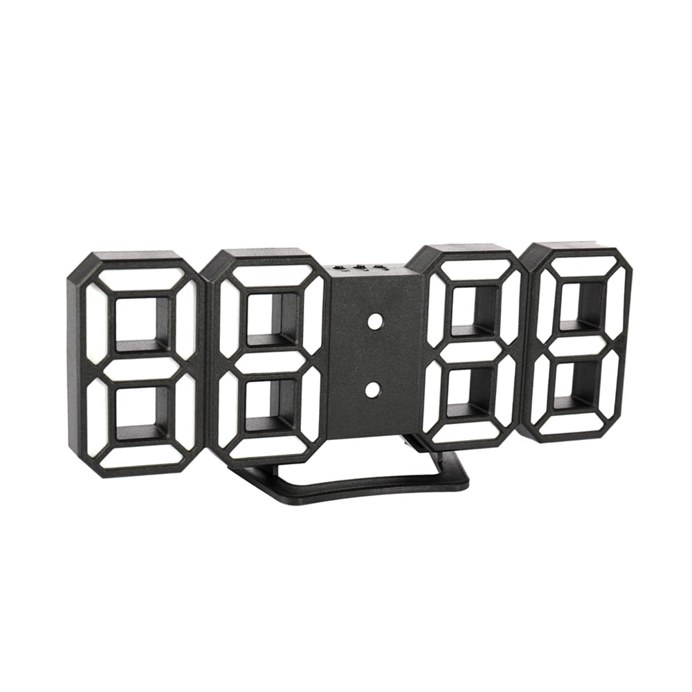 3D LED Digital Clock with Night Mode Adjust the Brightness Electronic