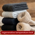thumbnail image 7 of D GROEE Wool Socks 1 Pair Winter Socks Thick Plush Solid Color Knitted Mid tube Ankle Soft Resistant Anti slip Elastic Thermal Floor Socks Solid, 7 of 7