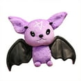 thumbnail image 2 of Pudcoco Halloween Stuffed Plush Bat Doll Electric Embroidered Expression Toy, 2 of 7