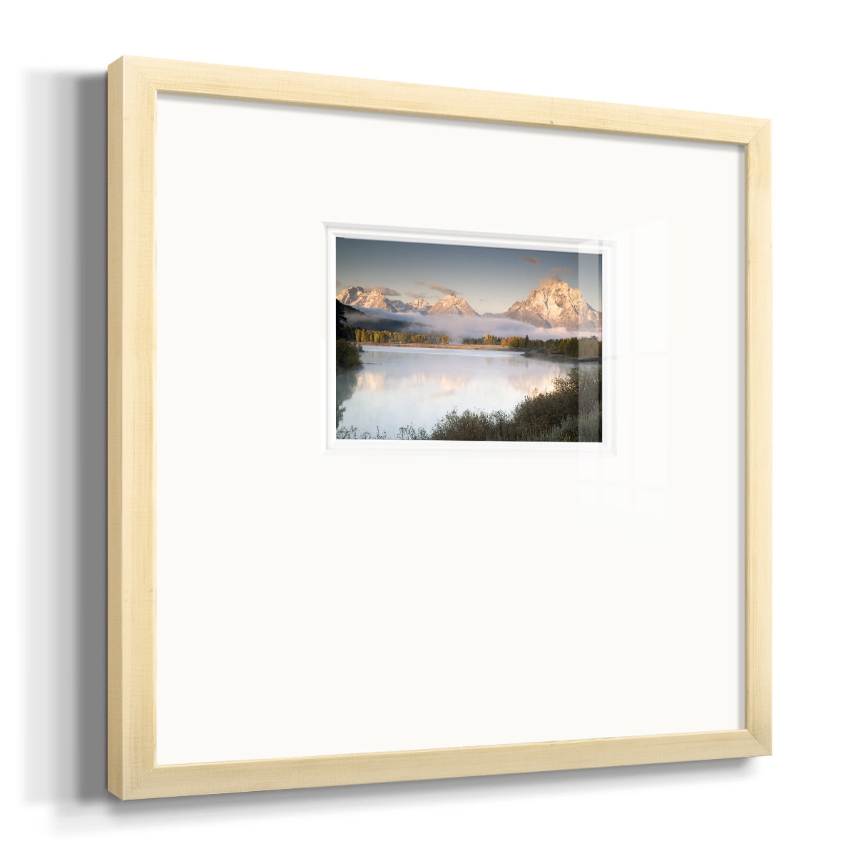 Snake River FogPremium Framed Print