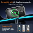 thumbnail image 2 of Dteck Case with Tempered Glass Screen Protector for iPhone 17 Pro Max ,Shockproof Matte Translucent PC+TPU Compatible with Mag Safe Cute Wave Frame Design Case Cover ,Gray, 2 of 5