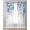 White Blue, variant on Blue Leaves Sheer Curtains 84 Inch Length 2 Panels Set for Living Room/Bedroom, Summer Botanical Kitchen Curtains with Grommet Semi-Sheer Curtains Drapes Voile Window Treatments 42"x84"x2