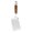B, variant on mdesiwst Flat Shovel Stainless Steel Slotted Spatula with Wooden Handle Heavy-Duty Turner for Steak Pancakes BBQ Heat-Resistant Essential Kitchen Tool for Flipping