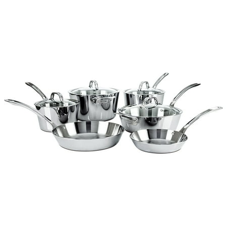 Viking Culinary Contemporary 3-Ply Stainless Steel 10 Piece Cookware Set