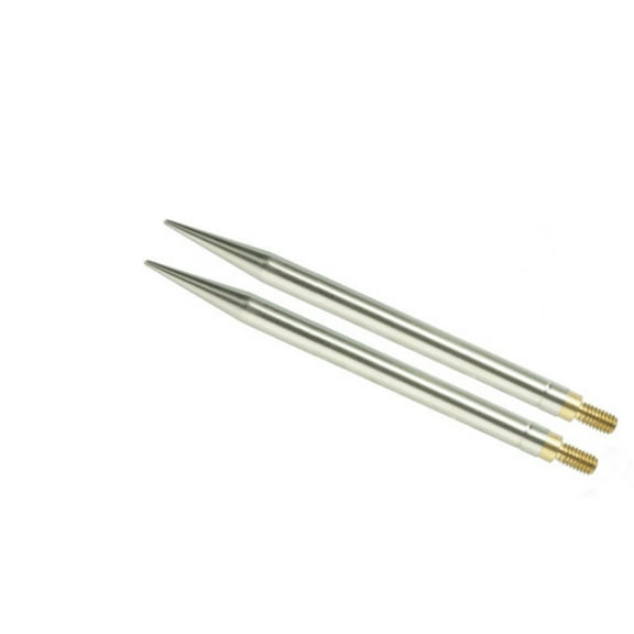 HiyaHiya Interchangeable Needle Tips 4 inch (10cm) Steel Size US 11 (8mm) HISTINTIP4-11