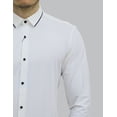 thumbnail image 2 of Camisa Lisa Barabas Corte Slim Fit Manga Larga, 2 of 4