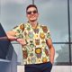 thumbnail image 4 of Fotbe Cute Owls Camiseta Polo de Golf para Hombre con Estampado – Camisa Deportiva Transpirable con Cuello Abotonado-Large, 4 of 6