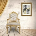 thumbnail image 3 of Meneely, Dan 11x14 Gold Ornate Wood Framed with Double Matting Museum Art Print Titled - Grey Winds Abstract, 3 of 4