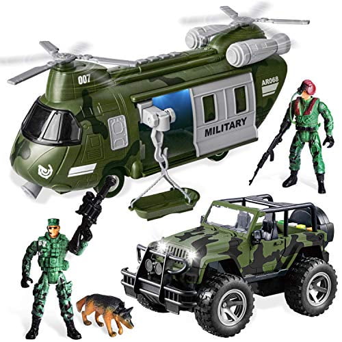 Military Model Playset Toy Soldiers Army Men Accessory 5pcs Missile Truck 