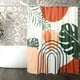 thumbnail image 3 of Cortina de Ducha Tela Impermeable Cortinas de Baño Boho Cortinas de Baño para el Hogar con Accesorios-D, 3 of 5