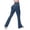 Navy, variant on Oksale Womens Ribbed Yoga Pants Flare Leggings for Women Butt Lifting Seamless Stretch High Waisted Workout Legging Pants Dark Gray L