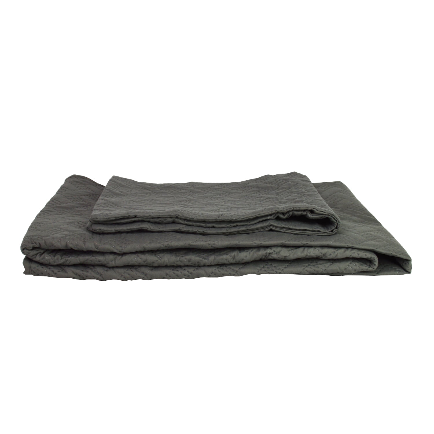 Reversible Quilt Bedspreads Coverlets Quilts Ultra Soft Lightweight Bedding Set, Grey, 2 Piece Twin